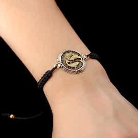 925 Ayar Gümüş Balık Burcu Bileklik