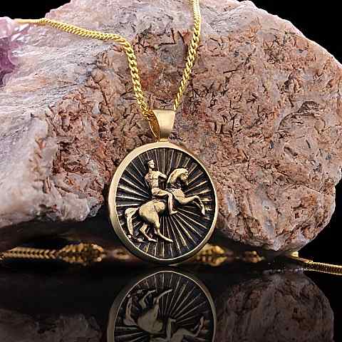 925 Ayar Gümüş M. Kemal Atatürk Kolye