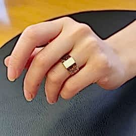 925 Ayar Gümüş Monogram I Harfi Kadın Yüzüğü