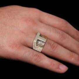 925 Ayar Gümüş T Harfli Yüzük