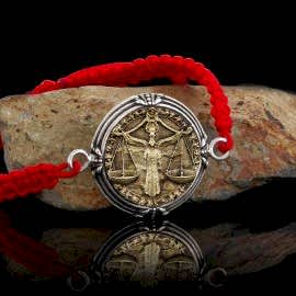 925 Ayar Gümüş Terazi Burcu Bileklik