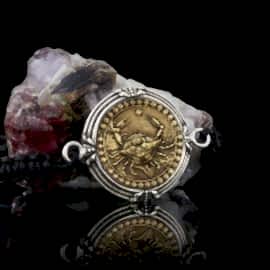 925 Ayar Gümüş Yengeç Burcu Bileklik