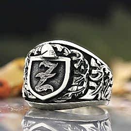 925 Ayar Gümüş Z Harfli Yüzük