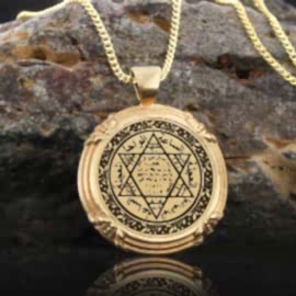 925 Ayar Mührü Süleyman Gümüş Kolye