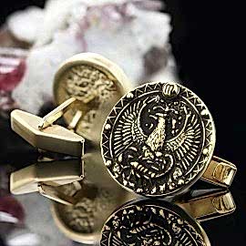 Akrep Burcu Kol Düğmesi Gümüş 925 Ayar