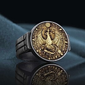 Akrep Burcu Yüzük Gümüş 925 Ayar