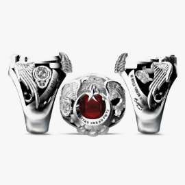 Ali Gaffar Okkan Pmyo Yüzüğü 13.Donem Tuğralı