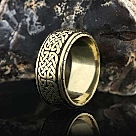 Sırmalı Hasır İşlemeli Gümüş Alyans