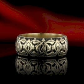 Özel Tasarım El Yapımı 925 Ayar Gümüş Alyans