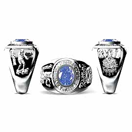 Astsubay MYO Yüzüğü 2011 - 7. Dönem Osmanlı Devlet Armalı