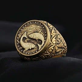 Balık Burcu Gümüş Yüzük