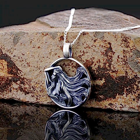 Başak Burcu Özel Üretim Gümüş Kolye