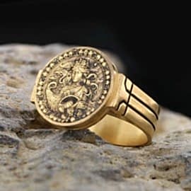 Başak Burcu Yüzük Gümüş 925 Ayar