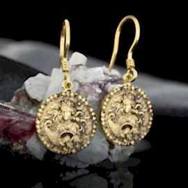 Başak Burcu Küpe Gümüş 925 Ayar