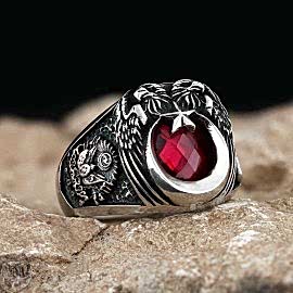 Çift başlı Kartal Osmanlı Yüzük