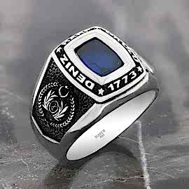 Subay Kokartlı Deniz Harp Okulu Yüzüğü 1773