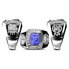 Osmanlı Devlet Armalı Deniz Harp Okulu Yüzüğü 240