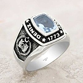 Deniz Harp Okulu Yüzük 1773 Özel Tasarım