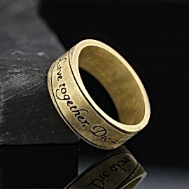 Erkek Gümüş Alyans Özel Tasarım