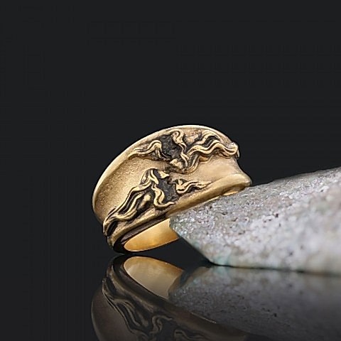 Gümüş Kadın İkizler Burcu Yüzük