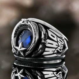 Hava Harp Okulu Kanatlı Kılıç İstikbal Göklerdedir 2020 Yüzüğü