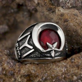 IYI Göktürkçe Türk Gümüş Yüzük