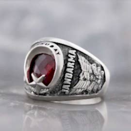 Jandarma Astsubay Yüzüğü Kartal 2022