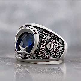 Jandarma Astsubay Yüzüğü Osmanlı Devlet Armalı 2022