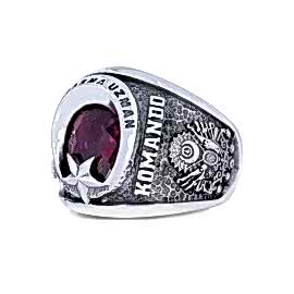 Jandarma Uzman Komando Yüzüğü 2019 Osmanlı Devlet Armalı