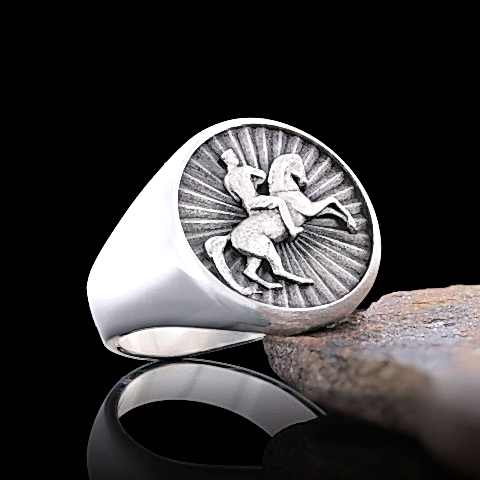 K. Atatürk 925 ayar Gümüş Yüzük