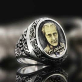K. Atatürk Siluet İmzalı Yüzük