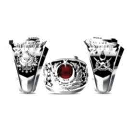 Kara Harp Okulu Osmanlı Devlet Armalı Yüzüğü 2011