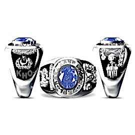 Taşlı Kara Harp Okulu 1834 Yüzük, Atatürk ve Asker Sembollü KHO Yüzüğü, Milli Savunma Bakanlığı Amblemli Harp Okulu Yüzüğü