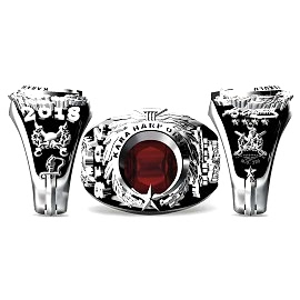 Kara Harp Okulu Yüzüğü 2018, Sırmalı Ay Yıldız KHO Yüzük, Harp Okulu 2018 Anı Yüzüğü, Kara Kuvvetleri Logolu Harp Okulu Yüzüğü