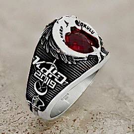 Kara Harp Okulu 2019 - 30. Dönem Yüzüğü, Taşlı Ay Yıldız KHO Yüzüğü, Harp Okulu 2019 Yüzüğü, Atatürk İmzalı Harp Okulu Yüzüğü