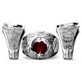 Sırmalı Ay Yıldız KHO Yüzük, Kara Harp Okulu Yüzüğü 2014 - 165. Dönem, Osmanlı Devlet Armalı Harp Okulu Yüzüğü