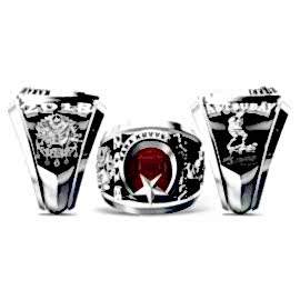 Kara Kuvvetleri Astsubay Yüzüğü 2018, KKK Yüzük, Ay Yıldız Taşlı Asker Yüzüğü