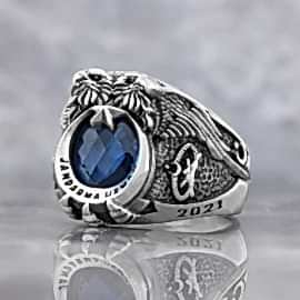 Çift Başlı Jandarma Uzman Komando Yüzüğü