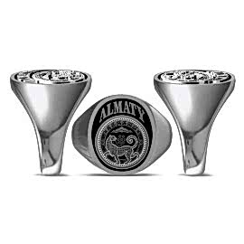 Kazakistan Almaty Arması Yüzüğü