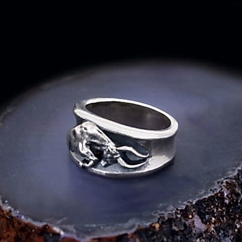 Kişiye Özel Boğa Burcu Kadın Yüzük