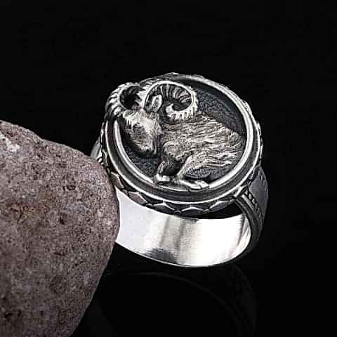 Koç Burcu Kadın Yüzük