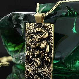 925 Ayar Özel Tasarım Ejderha Kolye