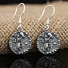 Kova Burcu Küpe Gümüş 925 Ayar