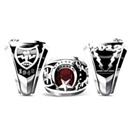 Mebs Okulu Yüzüğü Ankara 2012, Muhabere Yüzük, Ay Yıldız Taşlı Okul Yüzük