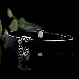 Motifli Alfabe C Harfi Bileklik