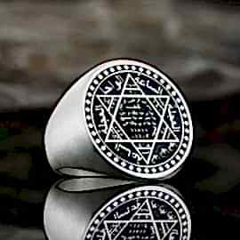 Mührü Süleyman Gümüş Yüzük