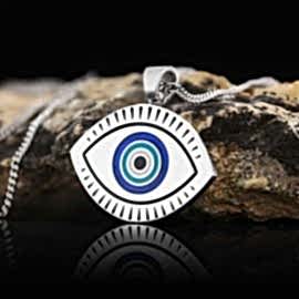 Nazar Boncuğu 925 Ayar Gümüş Kolye