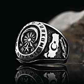 Ne Mutlu Türküm Diyene Atatürk İçimizde Gümüş Yüzük