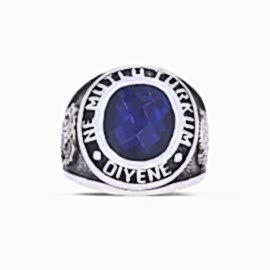 Ne Mutlu Türküm Diyene Yüzüğü Osmanlı Devlet Armalı