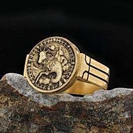 Oğlak Burcu Yüzük Gümüş 925 Ayar